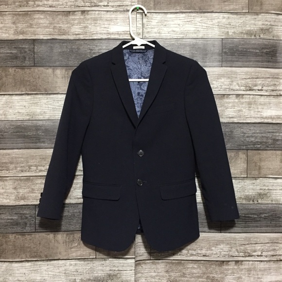 Joseph Abboud Blazer Jacket Kids Size 10 Blue 2 Button Polyester Blend - Picture 4 of 8